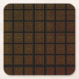 Porta-copo De Papel Quadrado Estilo grego