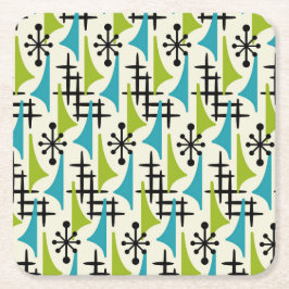 Porta-copo De Papel Quadrado Estilo Moderno do meio século