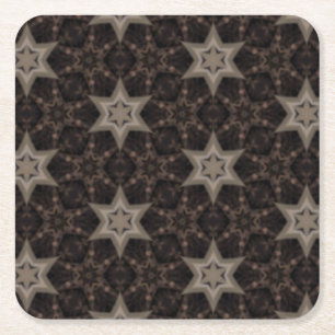 Porta-copo De Papel Quadrado Estrelas