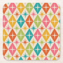 Estrelas de meio século em Ouros Retro Coloridos