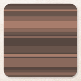 Porta-copo De Papel Quadrado Estrias de chocolate