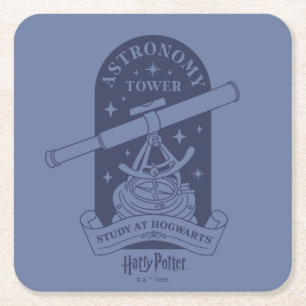 Porta-copo De Papel Quadrado Estudar na Torre de Astronomia da HOGWARTS™