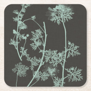 Porta-copo De Papel Quadrado Estudo sobre a Natureza da Casa da Moeda e do Carv