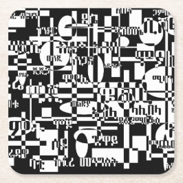 Porta-copo De Papel Quadrado Ethiopian Cities