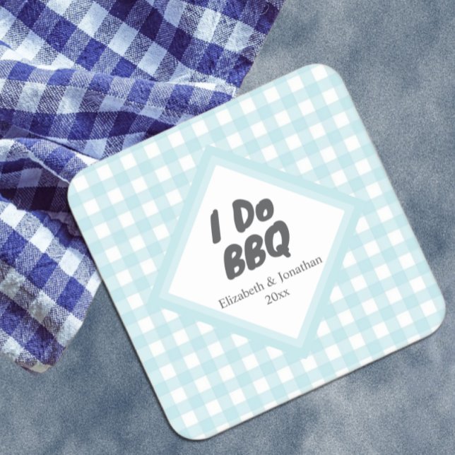 Porta-copo De Papel Quadrado Eu faço churrasco (Criador carregado)