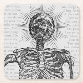 PORTA-COPO DE PAPEL QUADRADO +[ EU SOU ESQUELETON! ]+