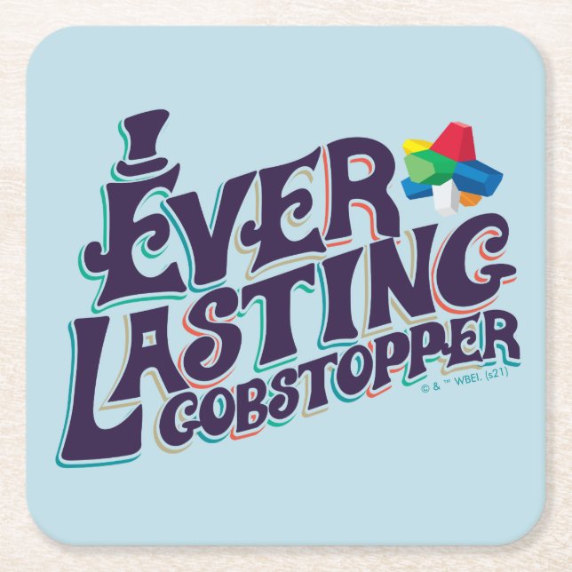 Porta-copo De Papel Quadrado Everlasting Gobstopper Graphic (Frente)