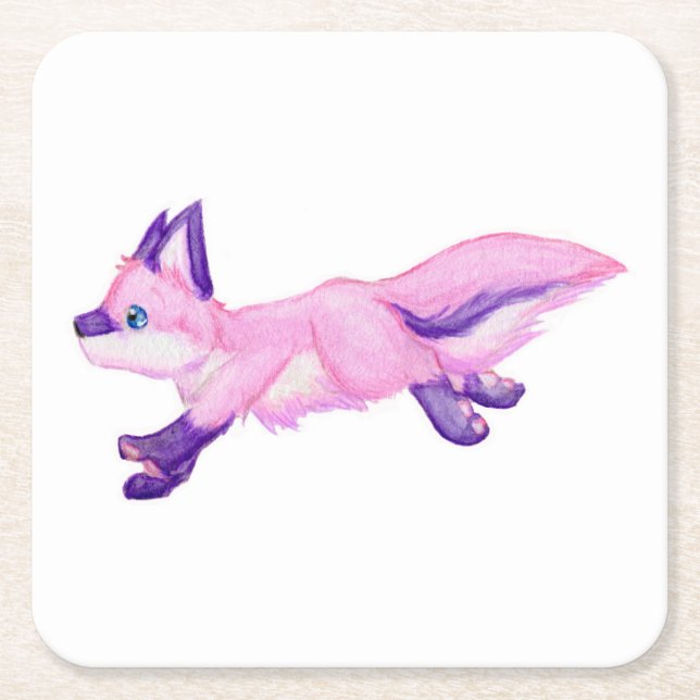 Porta-copo De Papel Quadrado Executar (Frente)