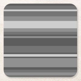 Porta-copo De Papel Quadrado faixas de cinza