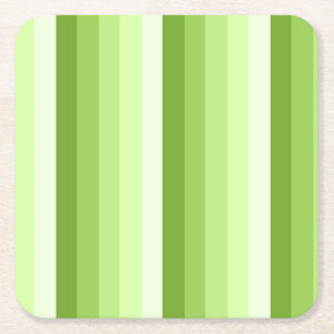 Porta-copo De Papel Quadrado faixas de sombra do verde limão