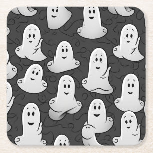 Porta-copo De Papel Quadrado Fantasma Amigável