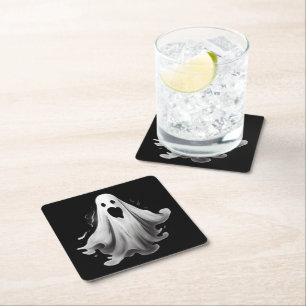 Porta-copo De Papel Quadrado Fantasma assustador em portas copos de papel