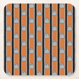 Porta-copo De Papel Quadrado Fantasmas do Dia das Bruxas Divertidas e Ricos