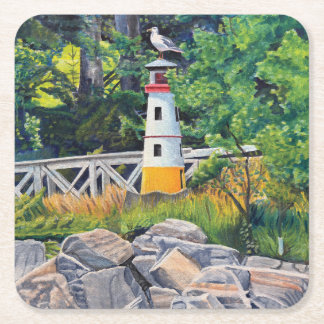 Porta-copo De Papel Quadrado Farol Echo Point