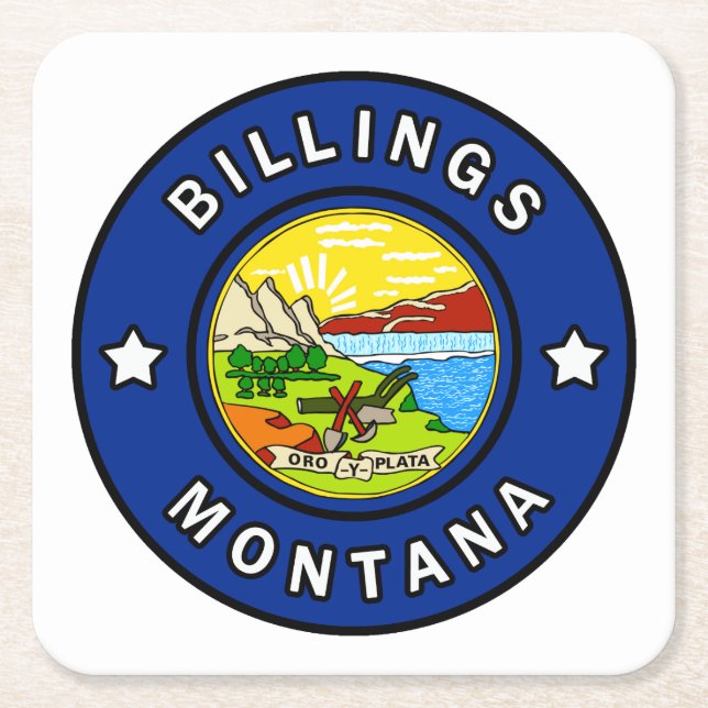 Porta-copo De Papel Quadrado Faturamentos Montana (Frente)