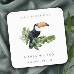 Porta-copo De Papel Quadrado Fauna Turiana da Floresta Tropical Fúria em Qualqu<br><div class="desc">Se precisar de mais alguma personalização,  por favor,  sinta-se à vontade para me enviar uma mensagem em yellowfebstudio@gmail.com.</div>