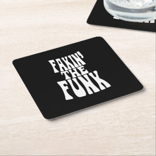 Porta-copo De Papel Quadrado Fazendo o Funk