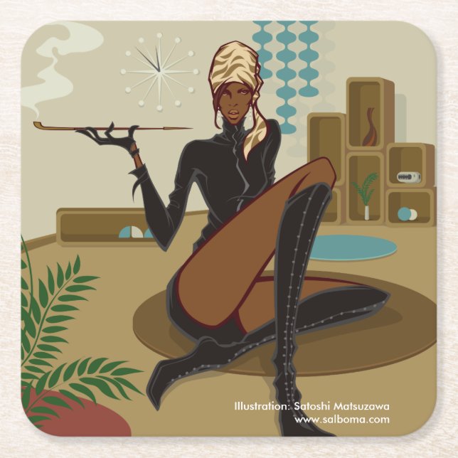 Porta-copo De Papel Quadrado Feeling' the Spirit (Frente)