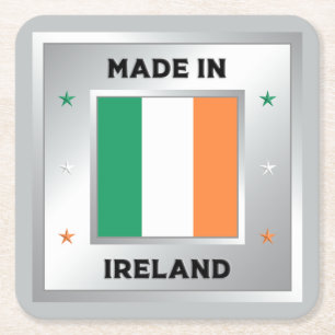 Porta-copo De Papel Quadrado Feito na Irlanda