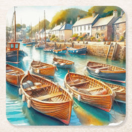 Porta-copo De Papel Quadrado Feito para o Dia