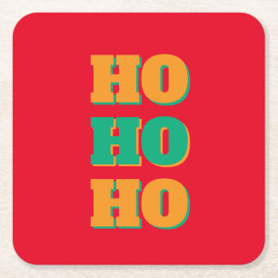 Porta-copo De Papel Quadrado Feliz Ano Novo Natal Alegre Temporada de Férias Ho
