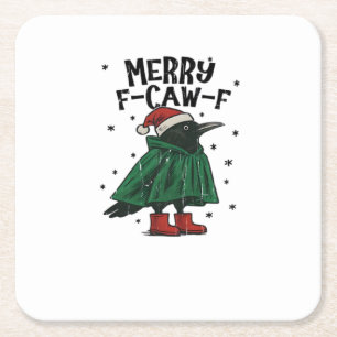 Porta-copo De Papel Quadrado Feliz Natal Essencial Minimal Limpo