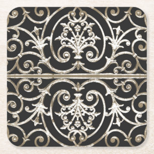 Porta-copo De Papel Quadrado Ferro Superior