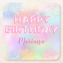 Festa de aniversário Arco-Íris cor-de-rosa