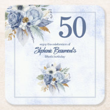 Festa de Aniversário de 50 Anos Feminina com Flora