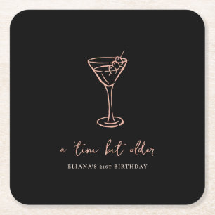 Porta-copo De Papel Quadrado Festa de aniversário Personalizada De Tini Bit Mai
