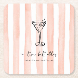Porta-copo De Papel Quadrado Festa de aniversário Personalizada De Tini Bit Mai