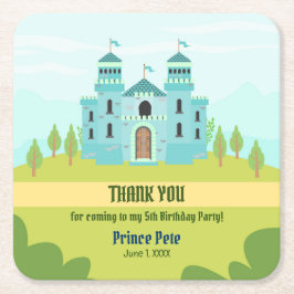 Porta-copo De Papel Quadrado Festa de aniversário Royal Prince Boy