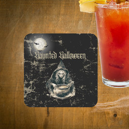 Porta-copo De Papel Quadrado Festa de fantasia de bruxas assombradas