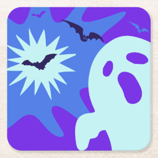 Porta-copo De Papel Quadrado Festa de Halloween Spooktacular Retroativa