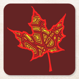 Porta-copo De Papel Quadrado Fier Leaf