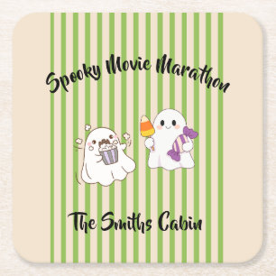 Porta-copo De Papel Quadrado Filmes Assustadores Cute Halloween