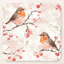 Finalidade de Aquarela em uma Árvore e Berries de 