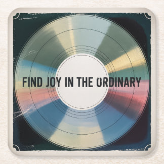 Porta-copo De Papel Quadrado Find Joy In The Ordinary