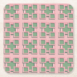 Porta-copo De Papel Quadrado Five Square Coaster