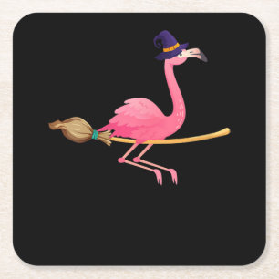 Porta-copo De Papel Quadrado Flamingo Mulheres Engraçado Flamingo Witeen Hall
