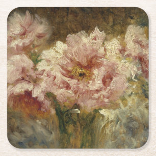 Porta-copo De Papel Quadrado Fleurs - Félix Ziem