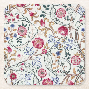 Porta-copo De Papel Quadrado Flor, Padrão Floral, William Morris