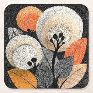 Porta-copo De Papel Quadrado Floração Noturna no Planeta Vermelho #1