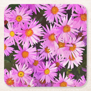 PORTA-COPO DE PAPEL QUADRADO FLORES DE DAISY