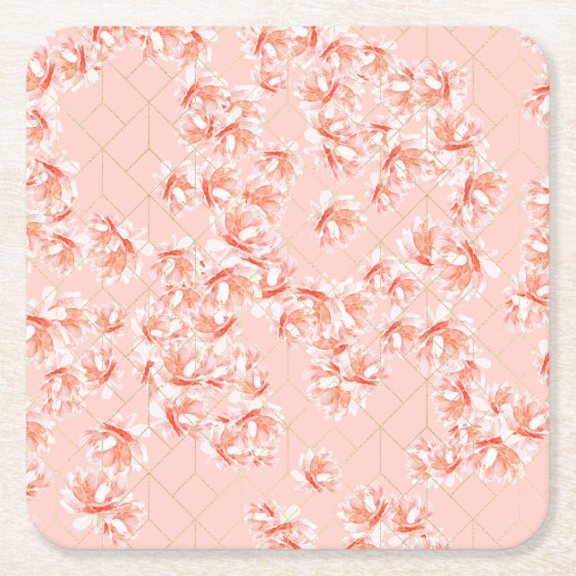 Porta-copo De Papel Quadrado Floresta Petrificada (Frente)