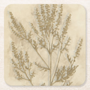 Porta-copo De Papel Quadrado Folhagem II