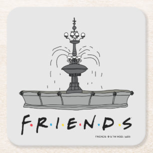 Porta-copo De Papel Quadrado Fonte FRIENDS™