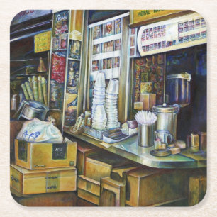 Porta-copo De Papel Quadrado Forças de Luz Imobilizadas Emocionalmente, Singap