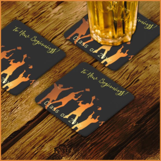 Porta-copo De Papel Quadrado Formatação Tecnológica Moderna Negra Sleek (Criador carregado)