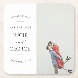 Porta-copo De Papel Quadrado Foto minimalista moderna Salva a Porta copos de Da